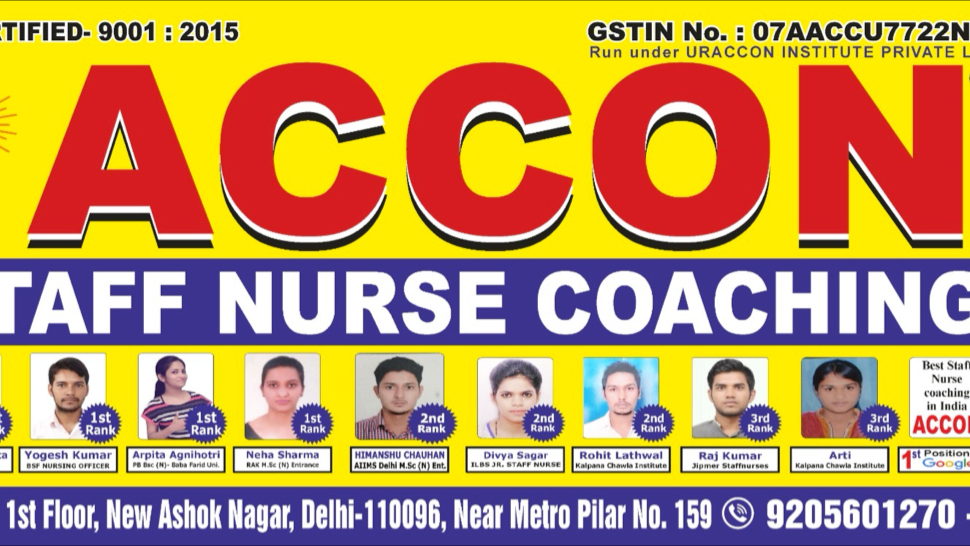 Cover photo of ACCON STAFF NURSE COACHING स्टाफ नर्स कोचिंग